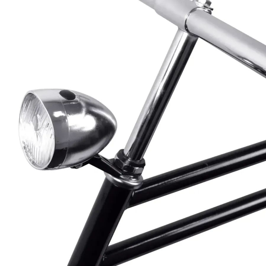 Fietsverlichting > Dresco Classic koplamp 3LED chroom