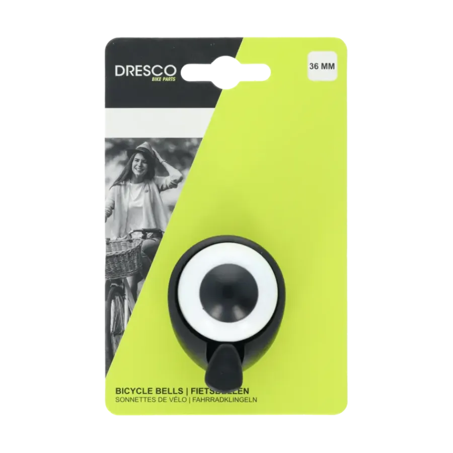 Fietsonderdelen & Accessoires > Dresco fietsbel bella mini wit