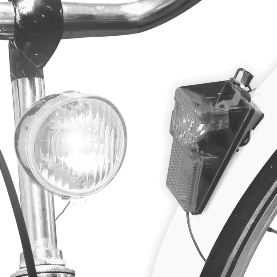Fietsverlichting > Dresco fietslampjesset voor & achter