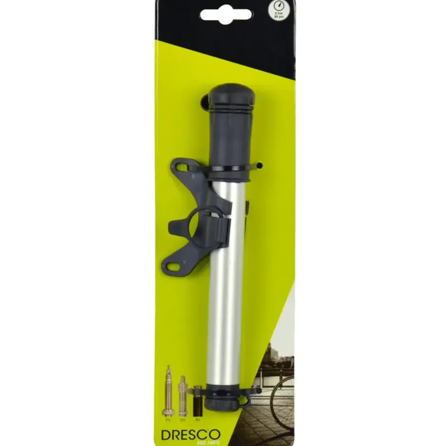 Fietspompen > Dresco fietspomp mini deluxe 20cm