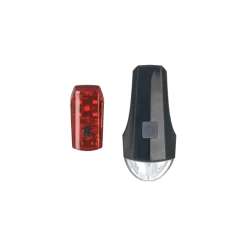 Fietsverlichting > Dresco fietsverlichtingsset Razor USB
