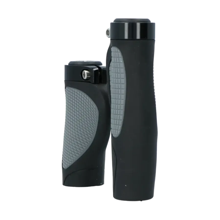 Fietsonderdelen & Accessoires > Dresco handvatten ergo city plus zwart/grijs