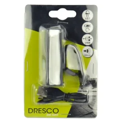 Fietsverlichting > Dresco koplamp oplaadbaar LED USB