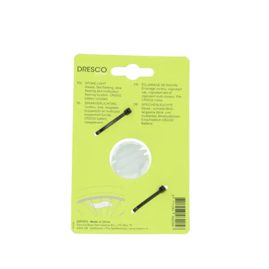 Fietsverlichting > Dresco LED spaakverlichting