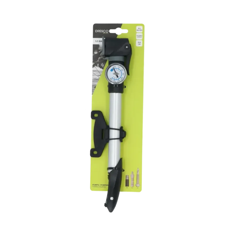 Fietspompen > Dresco minipomp nanometer 29,6cm