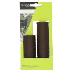 Fietsonderdelen & Accessoires > Dresco soft grip fiets handvatten 119/92 mm bruin