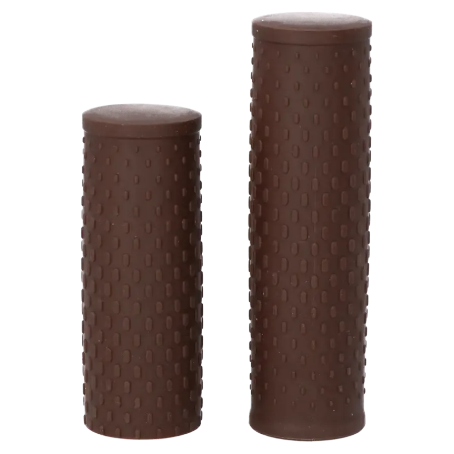 Fietsonderdelen & Accessoires > Dresco soft grip fiets handvatten 119/92 mm bruin
