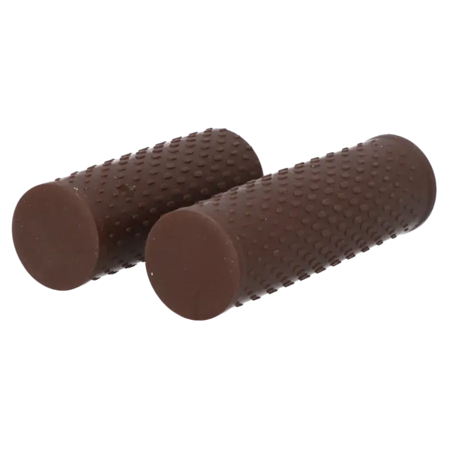 Fietsonderdelen & Accessoires > Dresco soft grip fiets handvatten 119/92 mm bruin