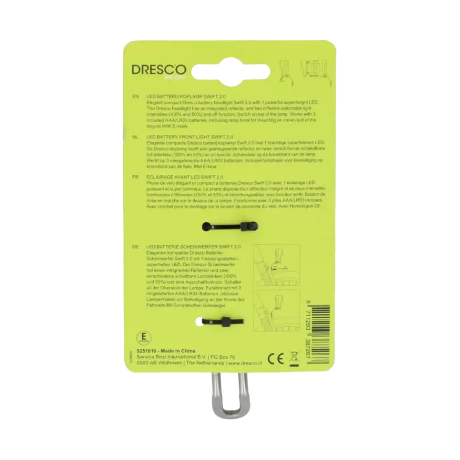 Fietsverlichting > Dresco Swift 2.0 koplamp