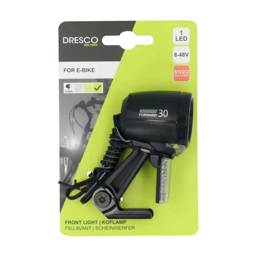 Fietsverlichting > Dresco Urban E-Bike koplamp 40LUX