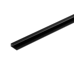Wandpanelen|Metalenprofielen > Dumaplast Dumawall+ aluminium start-/ eindprofiel zwart 260 cm