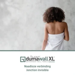 PVC Wandtegels & Panelen|Wandpanelen > Dumaplast Dumawall XL kunststof wandbekleding Evora glans 4,68m² 90x260cm - 2 stuks