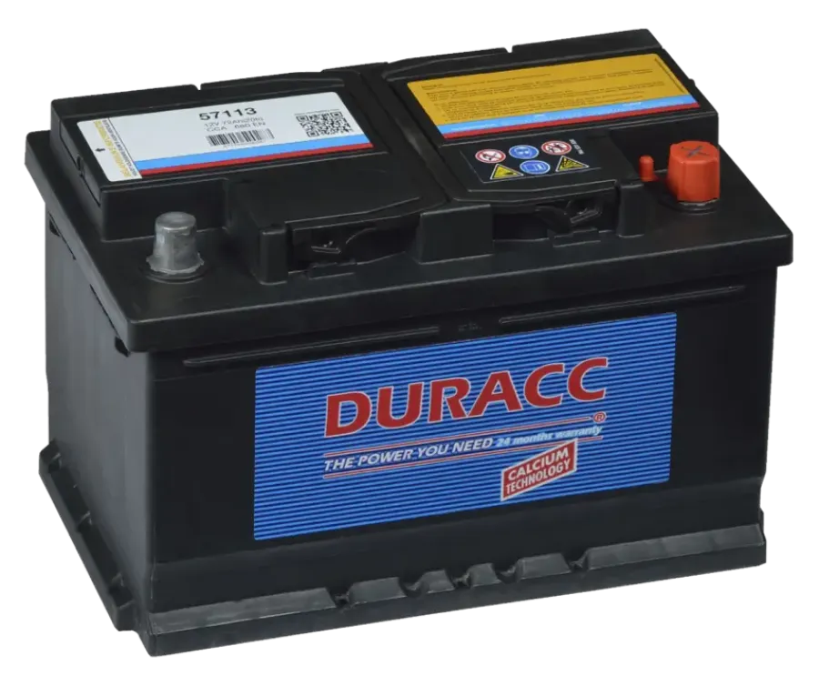 Accu > Duracc startaccu 12V 72ah 57113