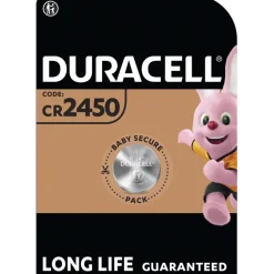 Batterijen > Duracell Batterij CR2450 Lithium-knoopcelbatterij 3V