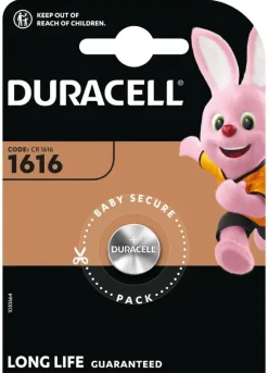 Batterijen > Duracell Batterij CR1616 Lithium knoopcelbatterij