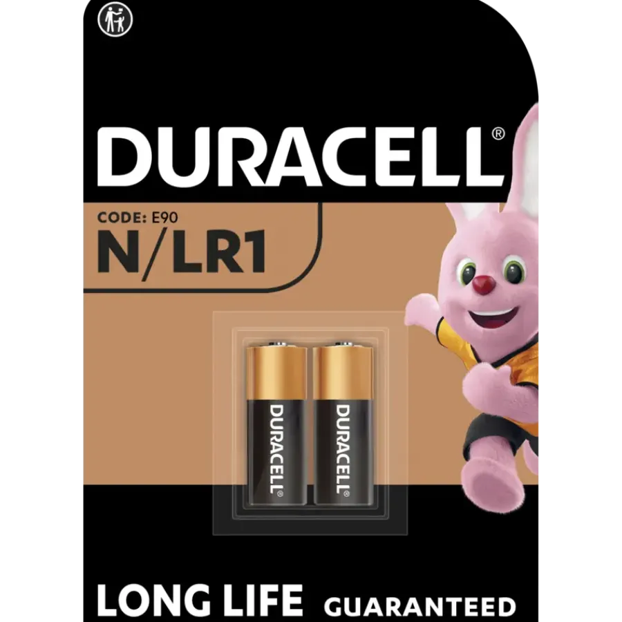 Batterijen > Duracell Batterij N/MN9100 Alkaline 1,5V 2 stuks