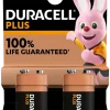 Batterijen > Duracell Batterij 9V Alkaline AA Plus 2 stuks