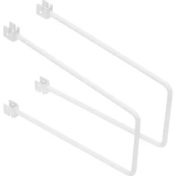 Plankdragers|Plankdragers > Duraline boekklem wit 2 stuks