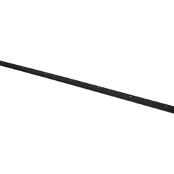 Duraline bovenrail zwart 130 cm t.b.v. Duraline opbergsysteem hangend