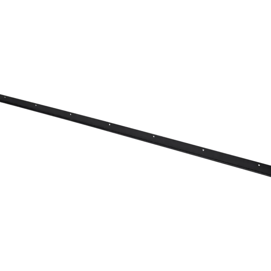 Duraline bovenrail zwart 130 cm t.b.v. Duraline opbergsysteem hangend