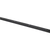 Duraline bovenrail zwart 70 cm t.b.v. Duraline opbergsysteem hangend