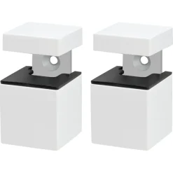 Plankdragers|Plankdragers > Duraline clip mat wit set 2 stuks