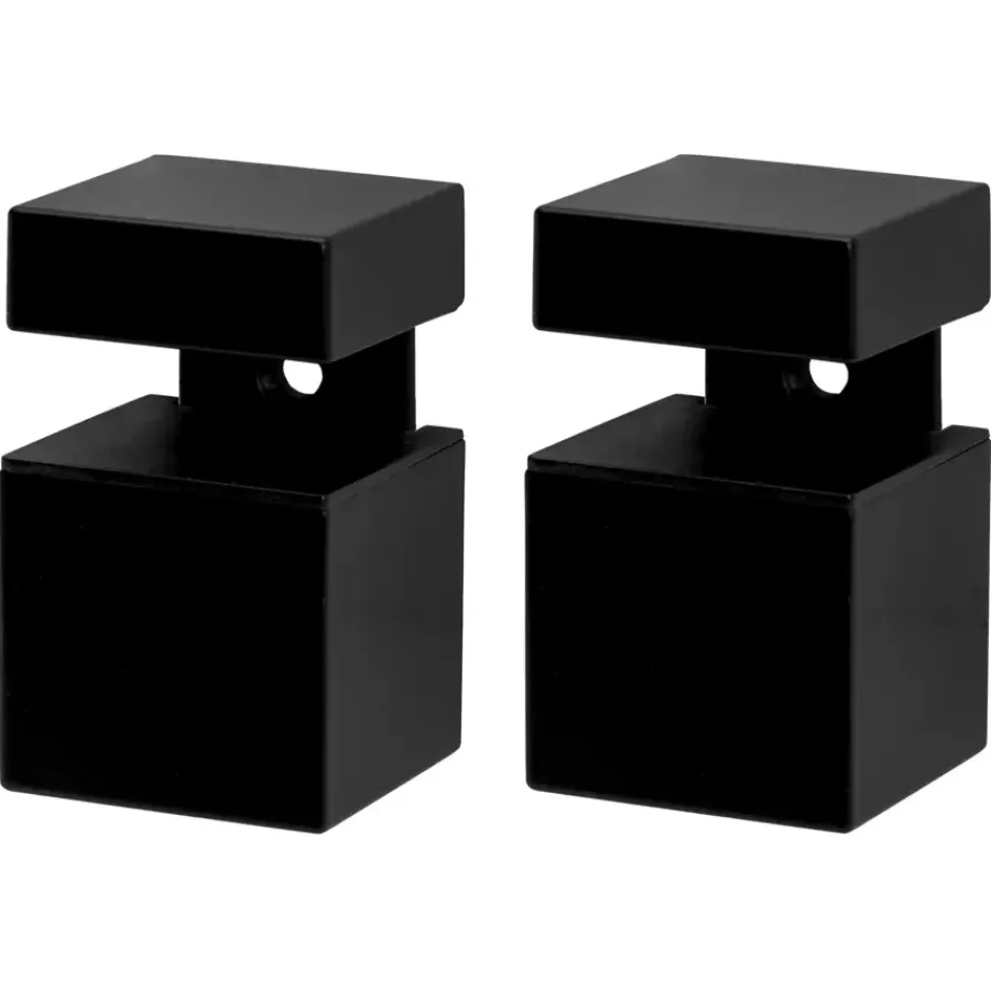 Plankdragers|Plankdragers > Duraline clip mat zwart 2 stuks