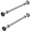 Plankdragers|Plankdragers > Duraline designpin mat zilver 23,5 cm