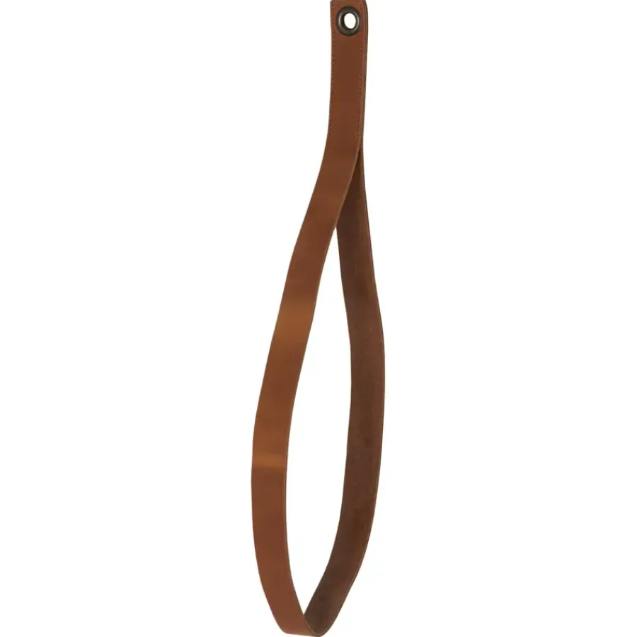 Plankdragers|Plankdragers > Duraline leren band cognac 100 cm