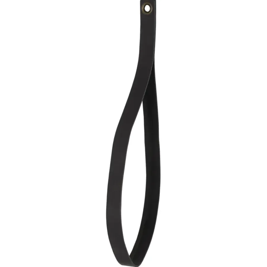 Plankdragers|Plankdragers > Duraline leren band zwart 100 cm