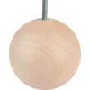 Duraline meubelpoot bol naturel eiken Ø10 cm