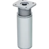 Duraline meubelpoot grijs aluminium ø4x10x13 cm