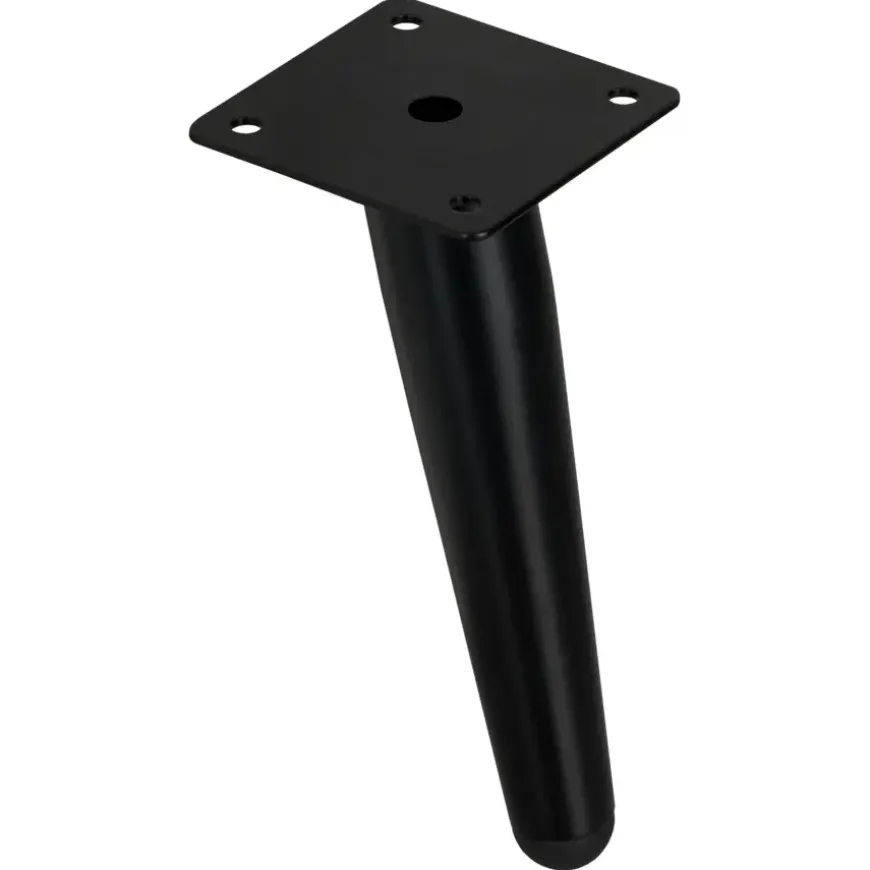 Duraline meubelpoot mat zwart 15 cm
