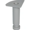 Duraline meubelpoot rond grijs Ø3,5x12x18 cm