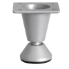 Duraline meubelpoot rond met voet zilvergrijs Ø5 cm
