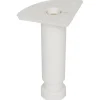 Duraline meubelpoot rond wit Ø3,5x12x18 cm