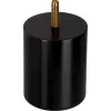 Duraline meubelpoot rond zwart Ø6,4x8 cm