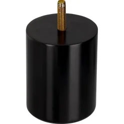 Duraline meubelpoot rond zwart Ø6,4x8 cm