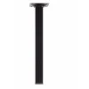 Duraline meubelpoot vierkant zwart 2,5x2,5x25 cm