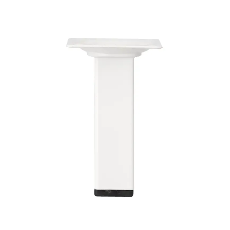 Duraline meubelpoot vierkant wit 2,5x2,5x10 cm