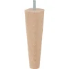 Duraline meubelpoot vierkant/rond beuken 18 cm