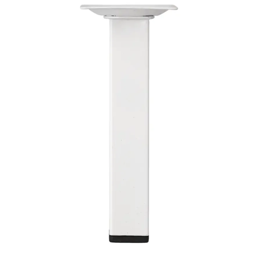 Duraline meubelpoot vierkant wit 2,5x2,5x15 cm