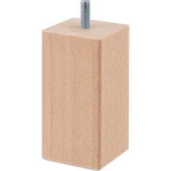 Duraline meubelpoot vierkant naturel eiken 5x5x10 cm