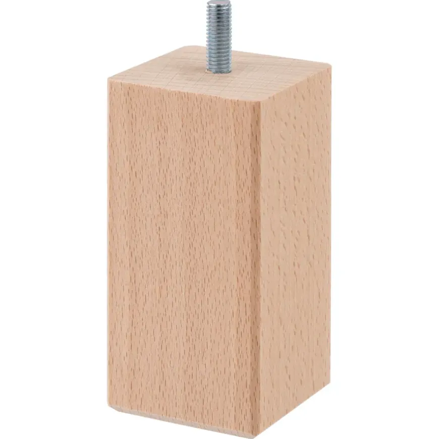 Duraline meubelpoot vierkant naturel eiken 5x5x10 cm