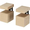 Plankdragers|Plankdragers > Duraline plankdrager clip beuken 6,3x4x4 cm