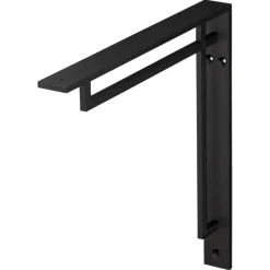 Plankdragers|Plankdragers > Duraline plankdrager model A zwart 14,5x14,5 cm