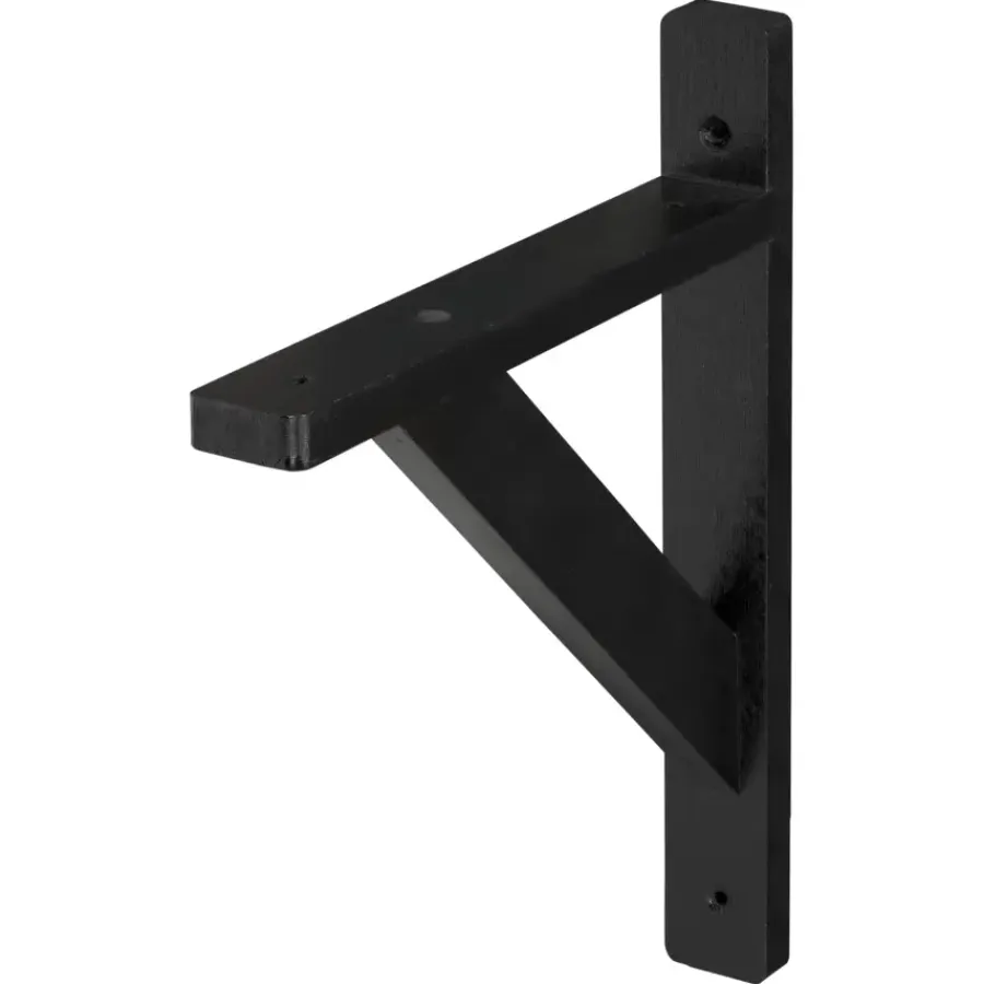 Plankdragers|Plankdragers > Geen Duraline plankdrager model 15 zwart 15x19 cm