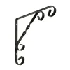 Plankdragers|Plankdragers > Geen Duraline plankdrager ornament zwart 20x20 cm