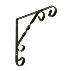Plankdragers|Plankdragers > Geen Duraline plankdrager ornament zwart 20x20 cm