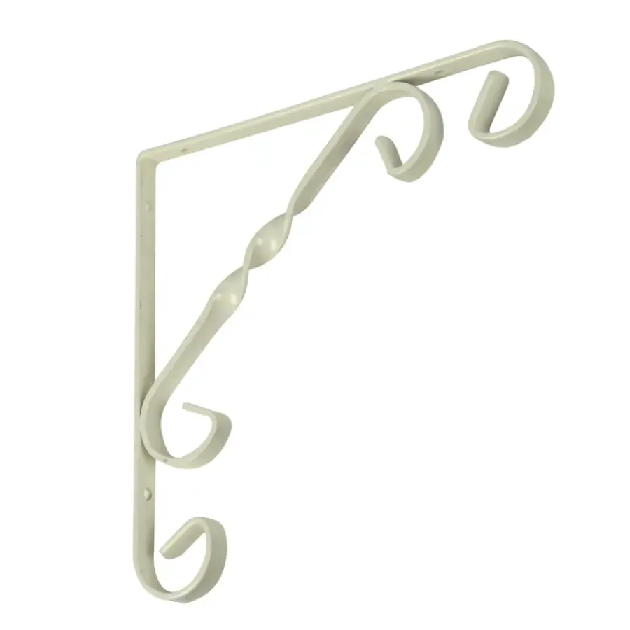 Plankdragers|Plankdragers > Geen Duraline plankdrager ornament wit 15x15 cm
